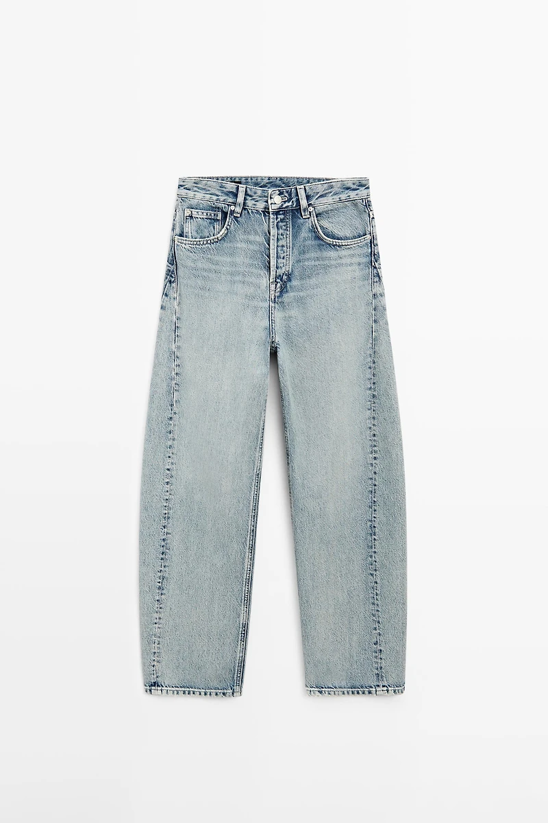 Jean balloon taille moyenne