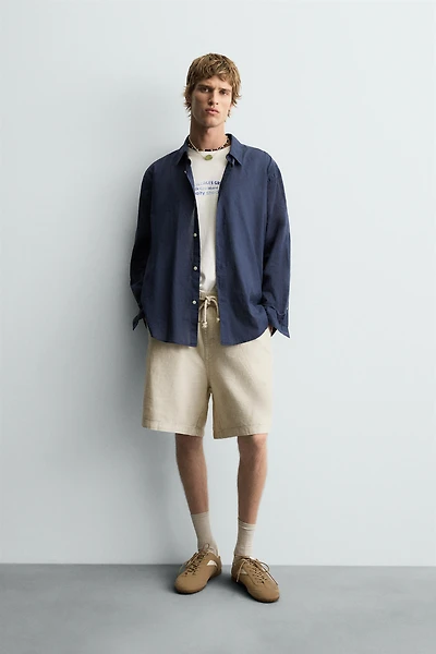 WASHED RELAXED FIT SHORTS