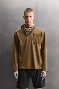 LONG SLEEVE POCKET T-SHIRT