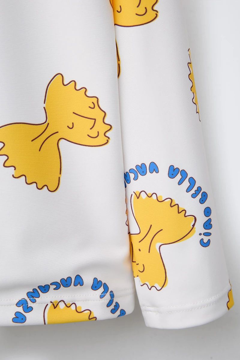 2-6 ANS/ T-SHIRT DE BAIN IMPRIMÉ