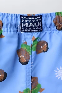 2-6 ANS / SHORT DE BAIN IMPRIMÉ MAUI VAIANA © DISNEY