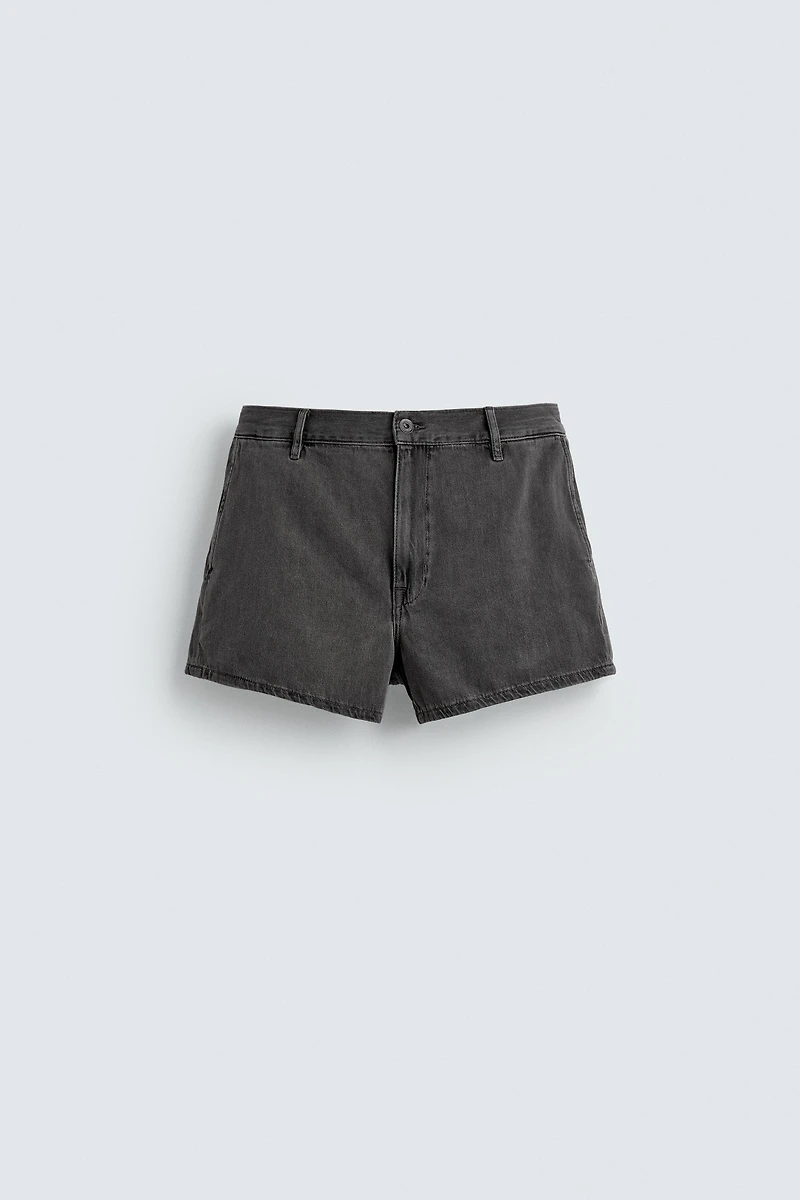 DENIM MINI SHORTS