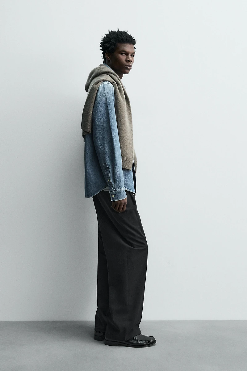 RELAXED FIT DENIM SHIRT