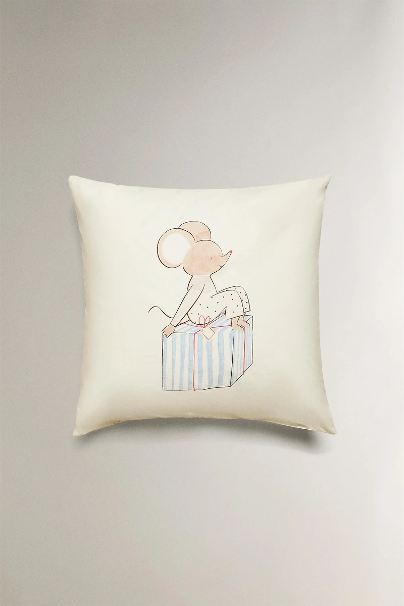 KIDS' MOUSE PILLOWCASE