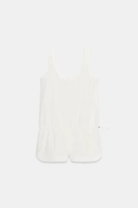 NYLON STOPPER SHORT JUMPSUIT