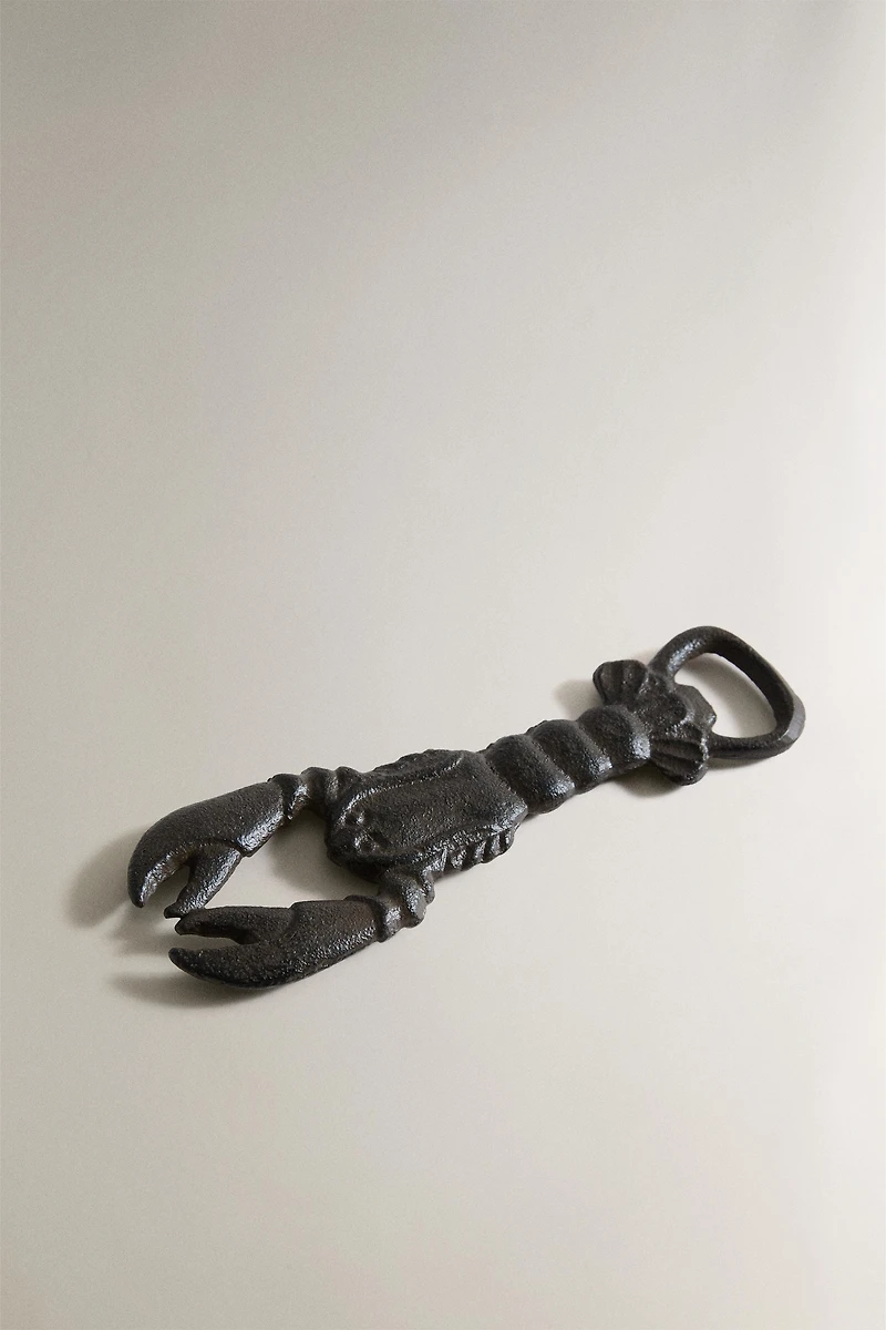 CAST IRON LOBSTER BOTTLE OPENER