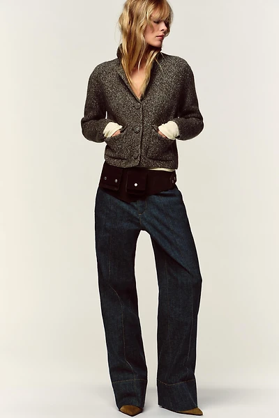 GILET EN MAILLE JASPE