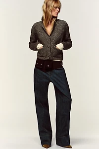 GILET EN MAILLE JASPE