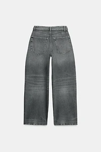 TRF MID-RISE FOLDED WAIST JEANS