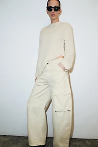 ASYMMETRIC HEM KNIT JUMPER