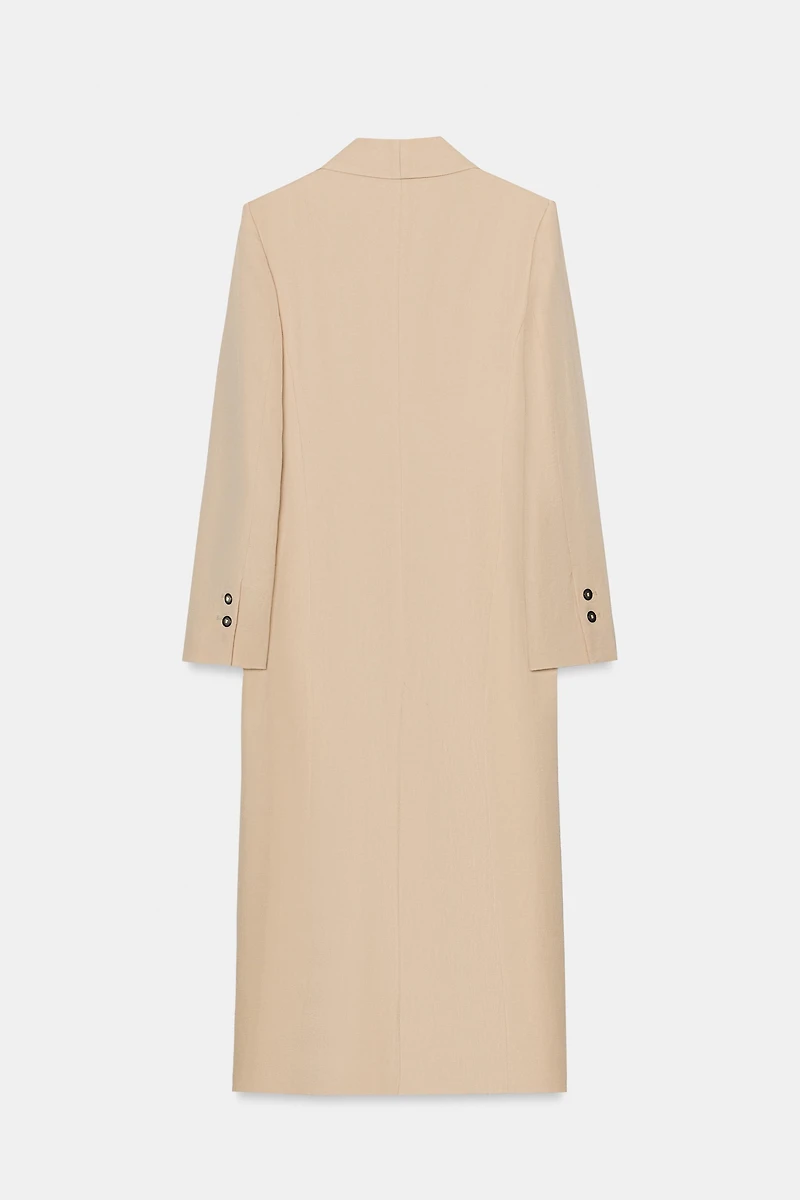 MANTEAU FLUIDE À BOUTONNAGE CROISÉ ZW COLLECTION