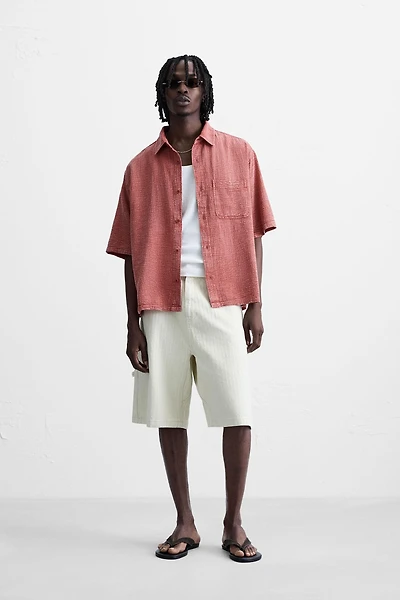 WASHED TEXTURE SHIRT