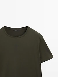 100% mercerised cotton T-shirt