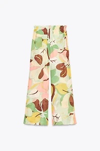 RAMIE FLORAL PRINT PANTS ZW COLLECTION