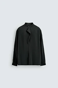 FLOWY POLO SHIRT