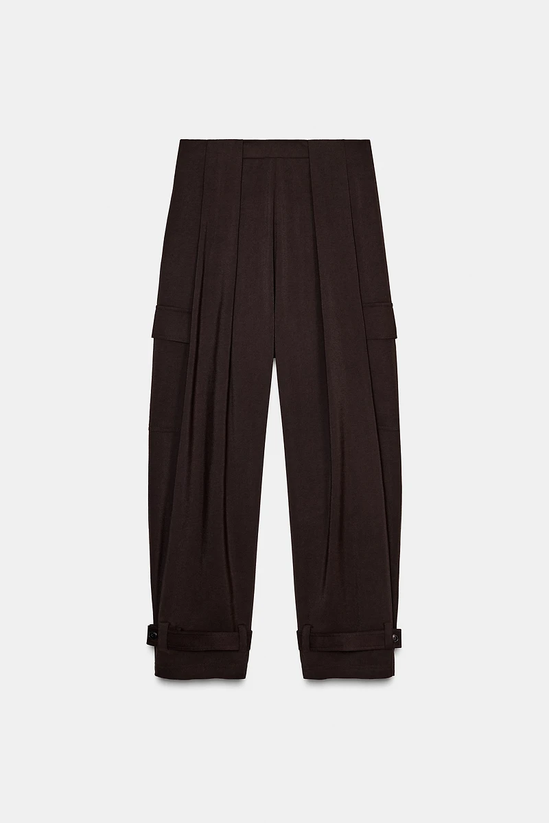 PANTALON CARGO À PINCES ZW COLLECTION