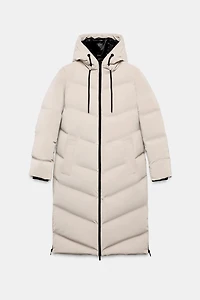 LONG RUBBERIZED WINDPROOF HOODIE ANORAK