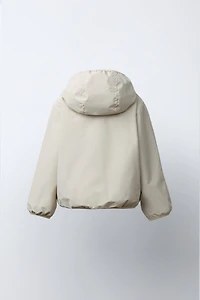REVERSIBLE NYLON FLEECE JACKET