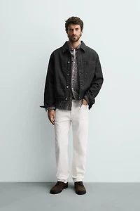 QUILTED DENIM OVERSHIRT