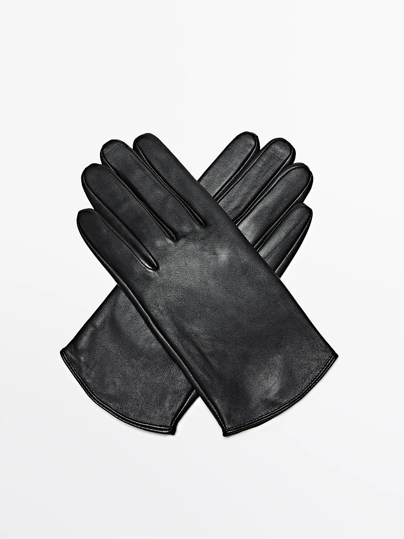 Nappa leather gloves