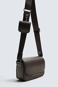 PLAIN FLAP CROSSBODY BAG