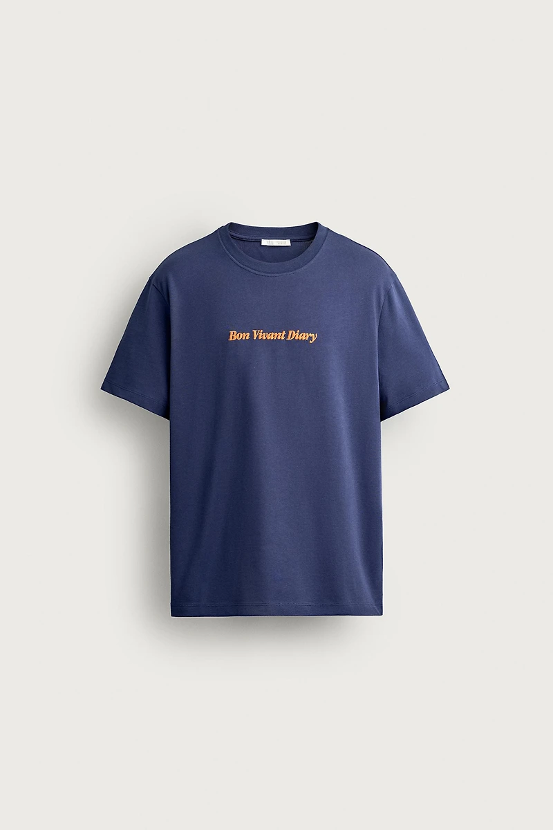 RELAXED FIT EMBROIDERED T-SHIRT