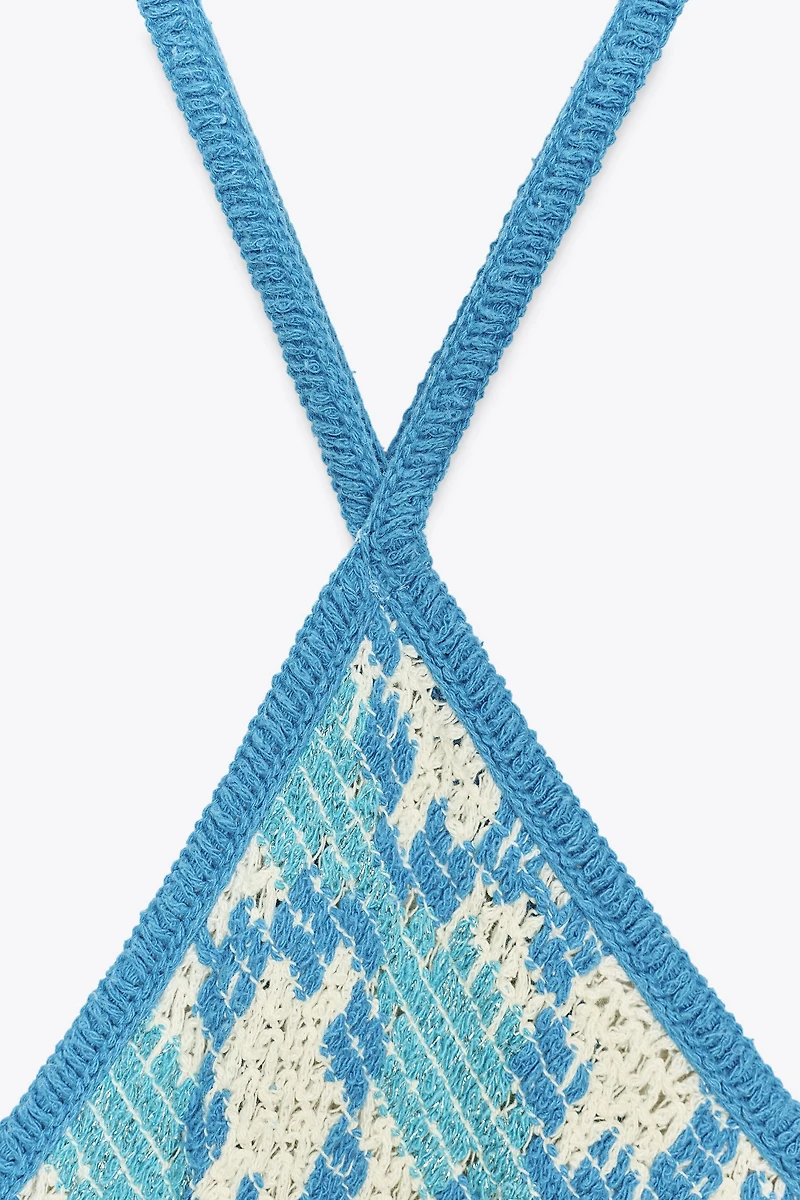 KNIT HALTER DRESS