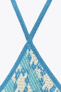 KNIT HALTER DRESS
