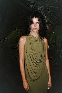 ROBE COMBINÉE DRAPÉE