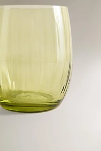 RAISED CRYSTALLINE TUMBLER