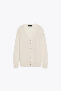 GILET 100 % LAINE COL EN V