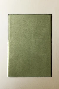 CONTRAST TOPSTITCH BATH MAT