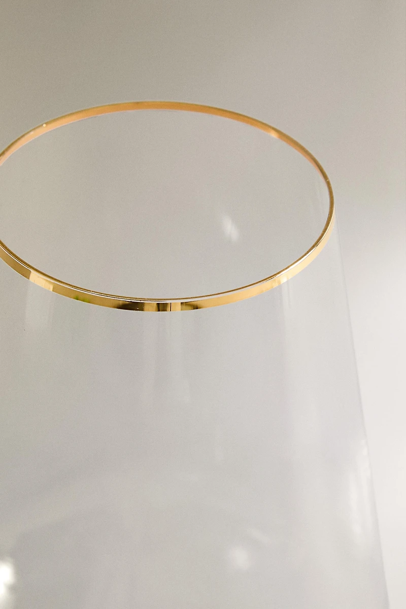 CHRISTMAS GLASS WITH LINES