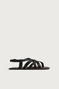 SANDALES EN CUIR À BRIDES