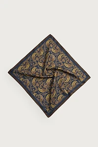100% SILK PAISLEY BANDANA