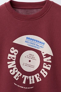 VINYL PRINT SWEATSHIRT