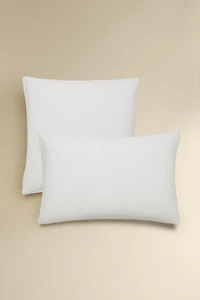TAIE D’OREILLER COTON MINI-GAUFRÉ