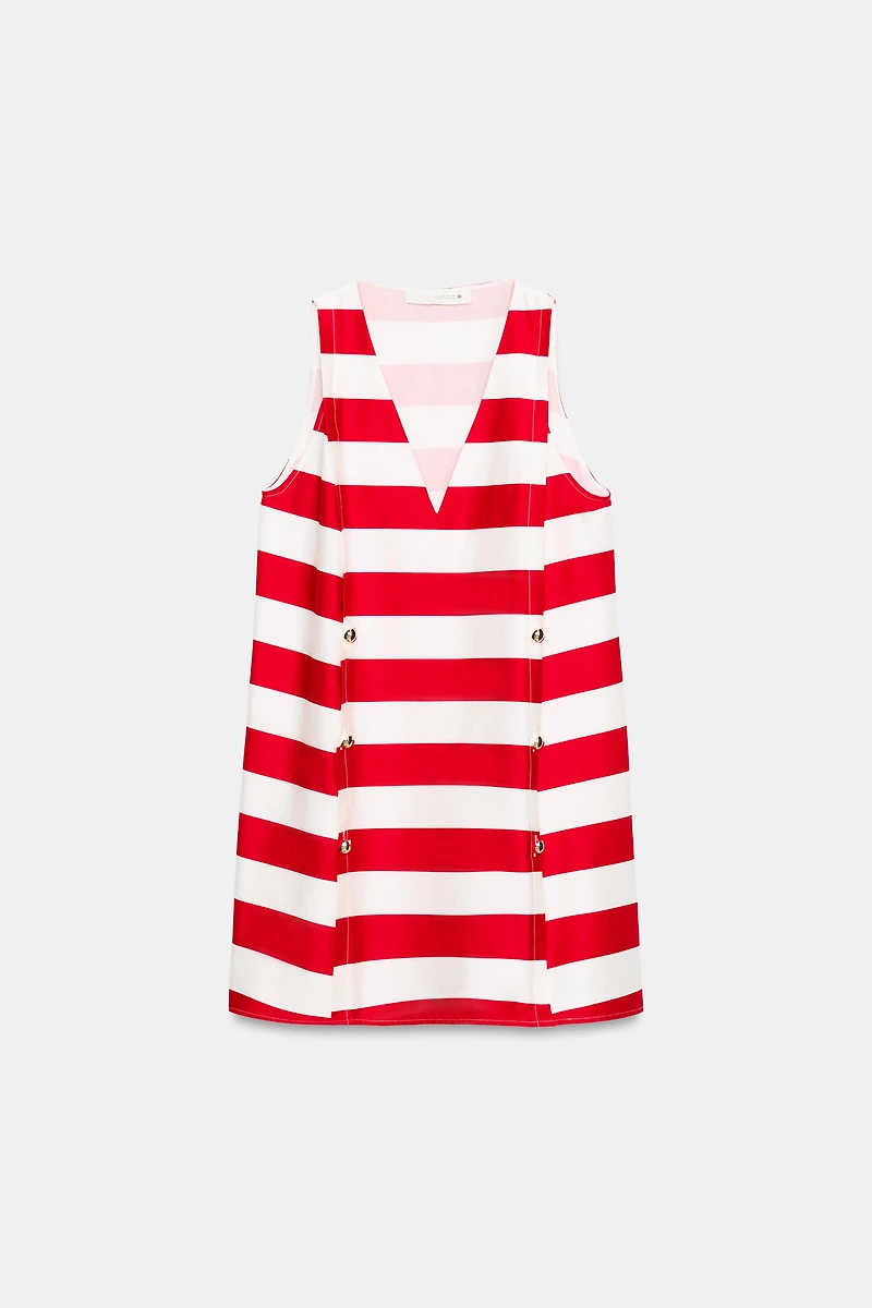 STRIPED MINI DRESS