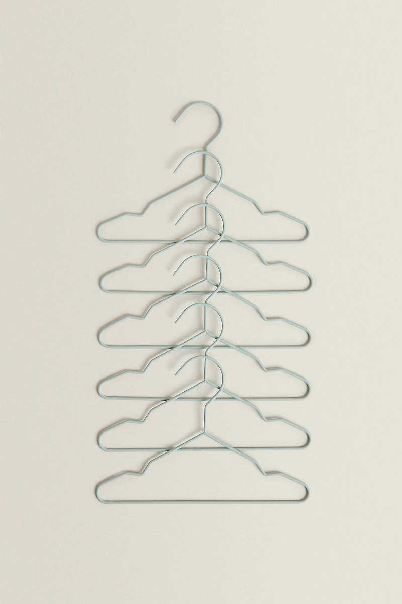 PACK OF RUBBERIZED BABY HANGERS (PACK 6)