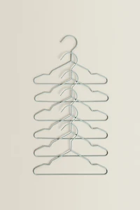 PACK OF RUBBERIZED BABY HANGERS (PACK 6)