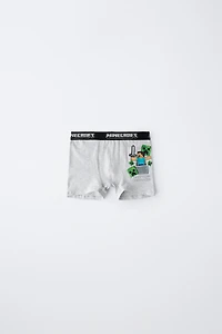 AGES 6-14/ TWO-PACK OF MINECRAFT © MOJANG AB. ™ BOXERS