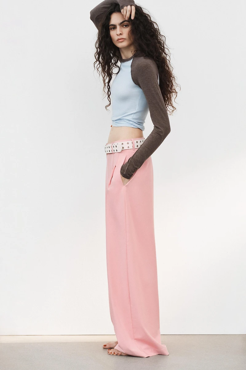 PLEATED PANTS