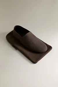 BABOUCHES CUIR DE VOYAGE