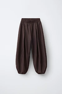 TEXTURED BLOOMER PANTS