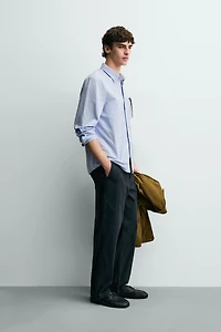 TEXTURED OXFORD SHIRT