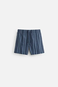 MAILLOT DE BAIN MI-LONG RAYURES