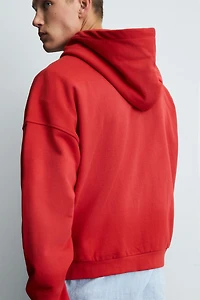 SPRAY WASH ZIP SWEATSHIRT