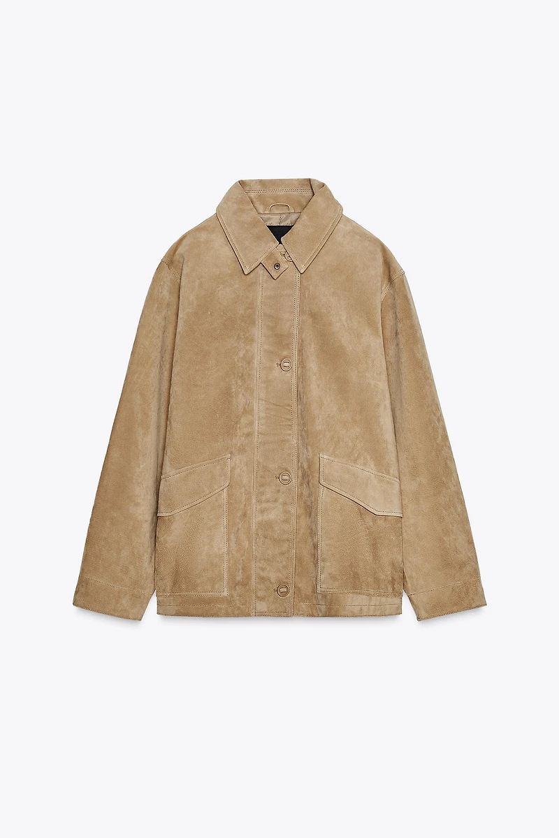 VESTE EN DAIM