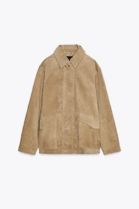 VESTE EN DAIM