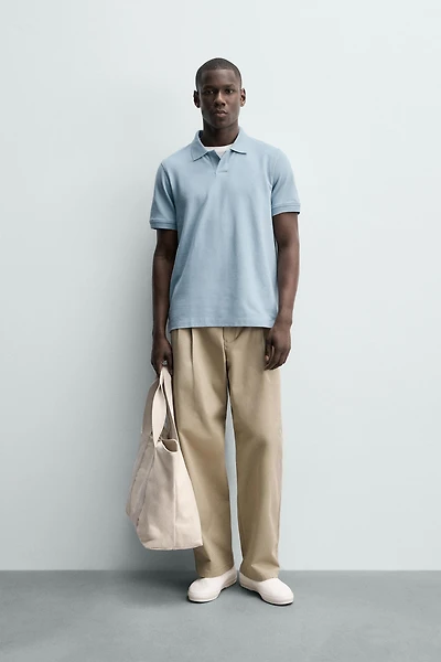 PIQUÉ TEXTURED POLO